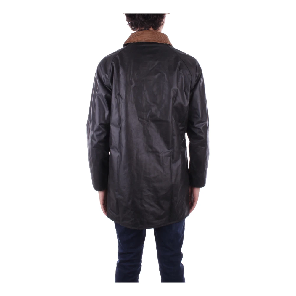 Barbour Heren Gewaxte Katoenen Jas Green Heren