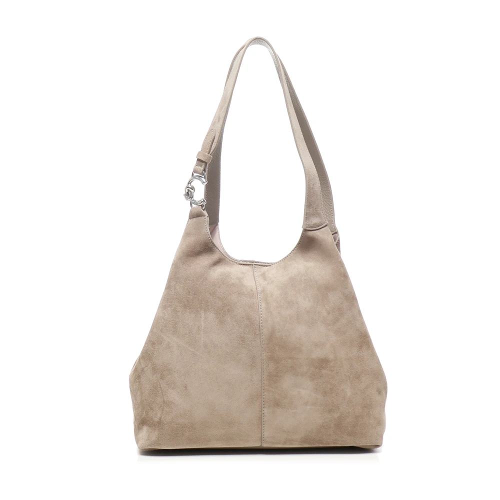 COCCINELLE shoulder bag C-Easy Handbag Suede Warm Taupe - Image 2