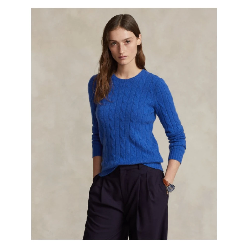 Polo Ralph Lauren Round-neck Knitwear Blue Dames