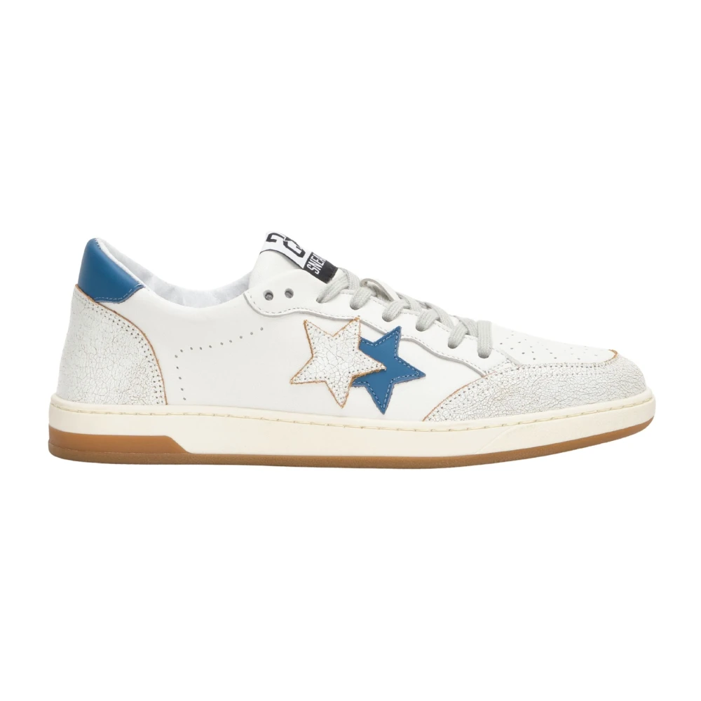 2Star Handgemaakte Italiaanse sneakers heren Heren Schoenen Wit