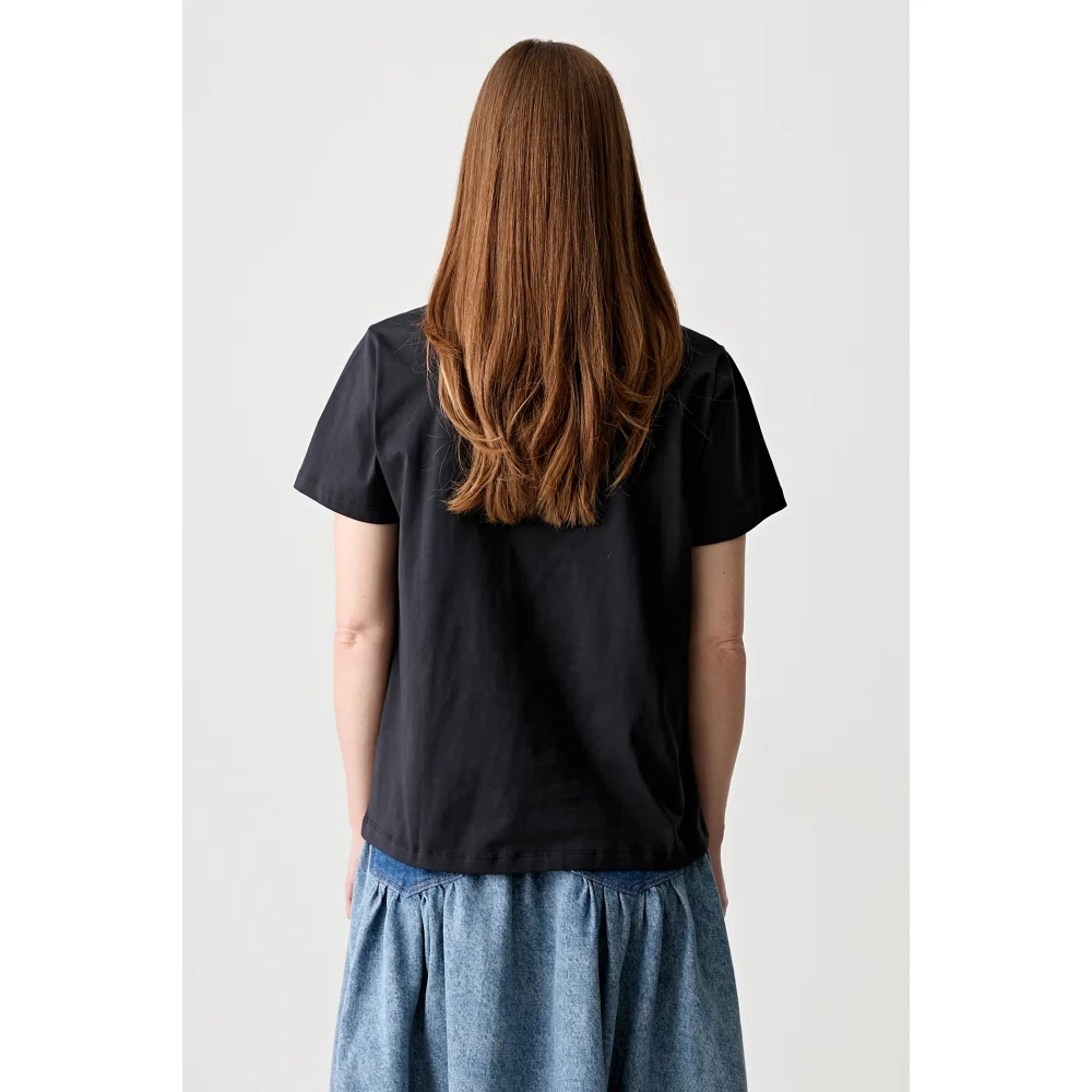 Ganni Donna Blu Top, L, New, - Immagine 4
