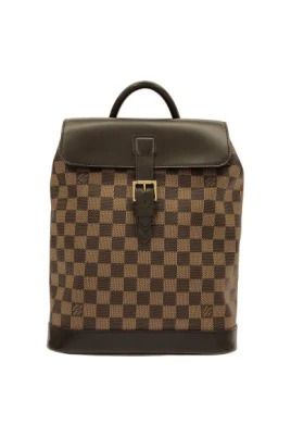 Pre-owned Damier Soho Coated Canvas Backpack