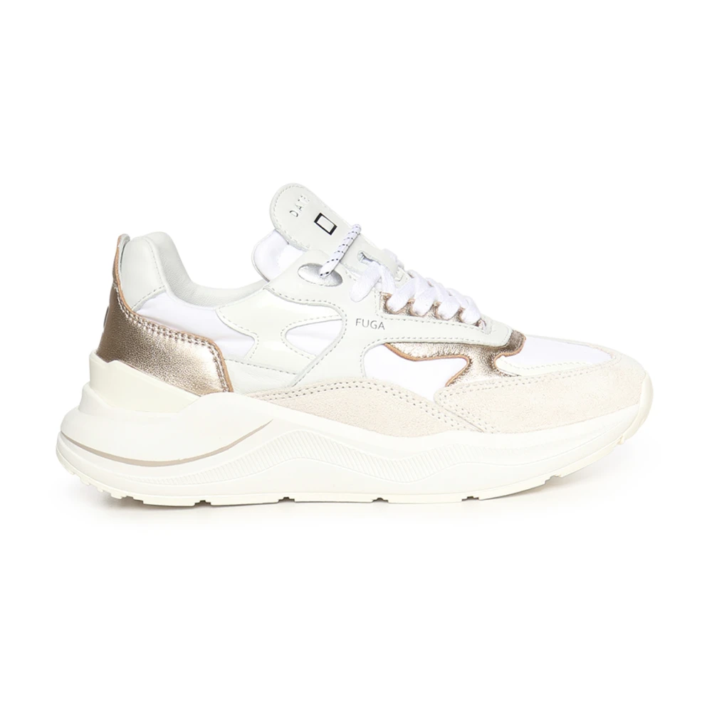 D.a.t.e. Women's White Sneakers, 8 Uk, Fuga Trainers