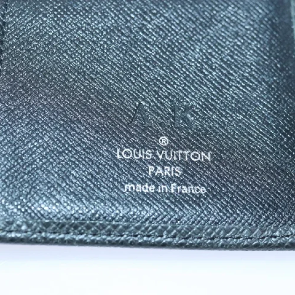 Louis Vuitton Vintage Pre-owned Leather wallets Black Heren