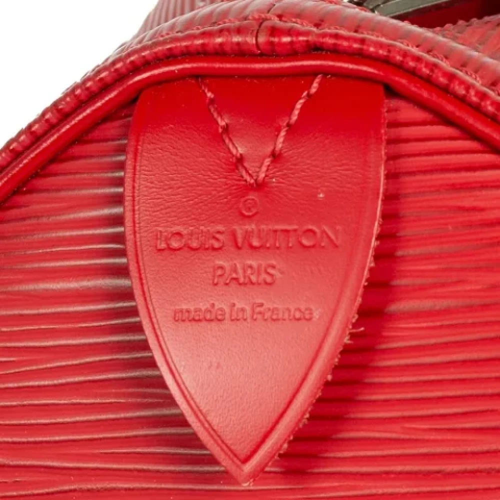 Louis Vuitton Vintage Pre-owned Leather handbags Red Dames
