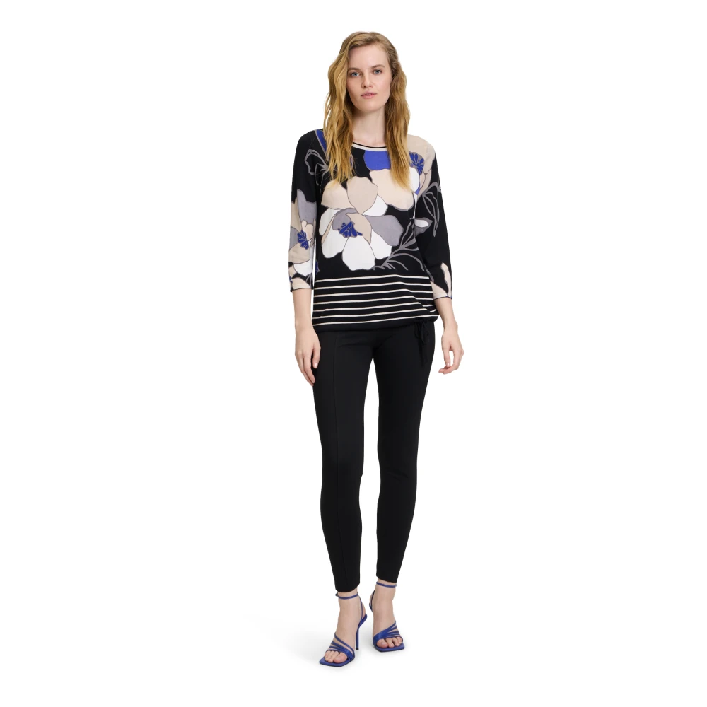 Betty Barclay Bloemen Fijngebreide Trui Multicolor Dames