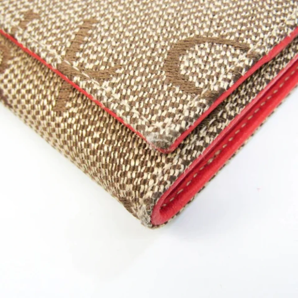 Bvlgari Vintage Pre-owned Canvas handbags Beige Dames