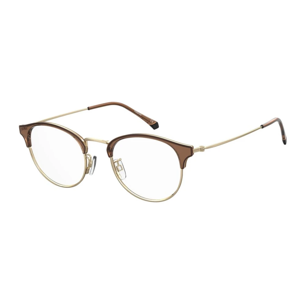 Polaroid Unisex Brown Metal Frames Glasses Design