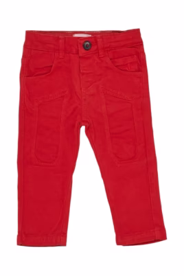 pantalon-slim-fit-rouge-pour-enfants