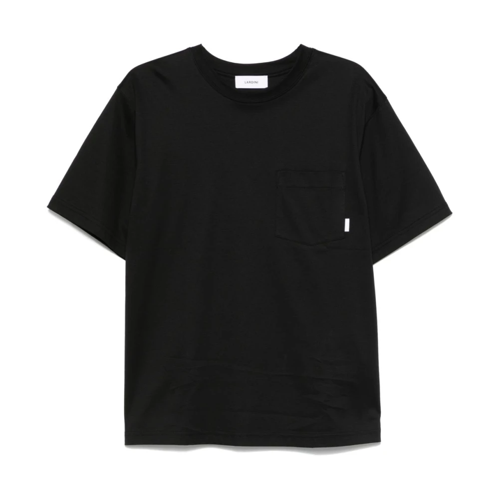 Lardini Zwarte T-shirts en Polos Black Heren