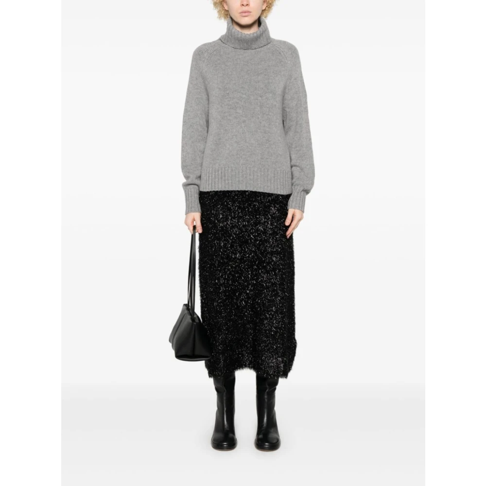 allude Turtleneck Sweater 1 1 Gray Dames