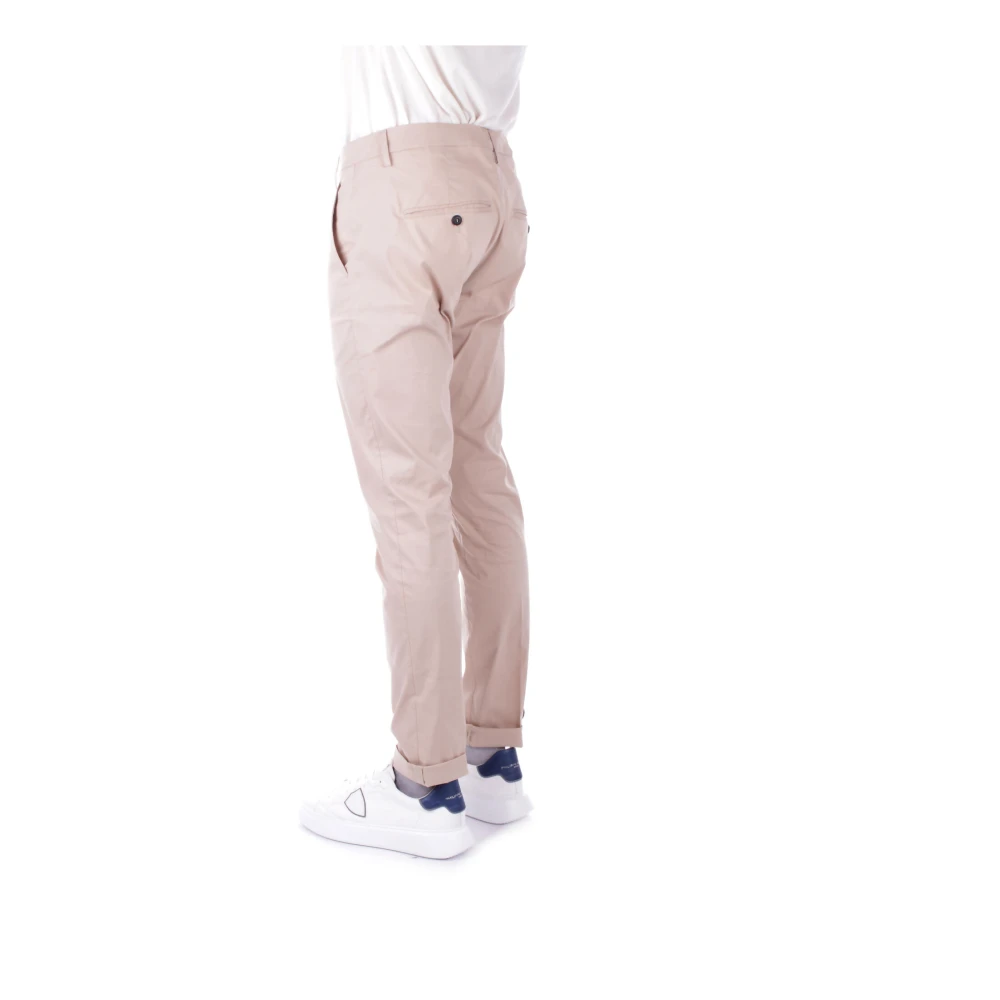 Dondup Beige Broek met Logo Sluiting Beige Heren
