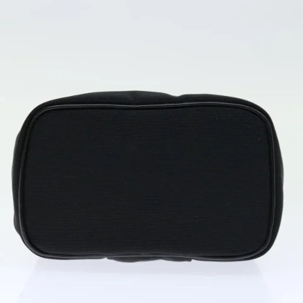 Gucci Vintage Pre-owned Canvas pouches Black Dames
