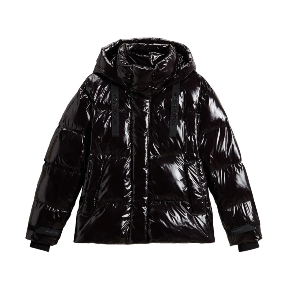 Woolrich Zwarte Parka voor Vrouwen Aw24 Black Dames