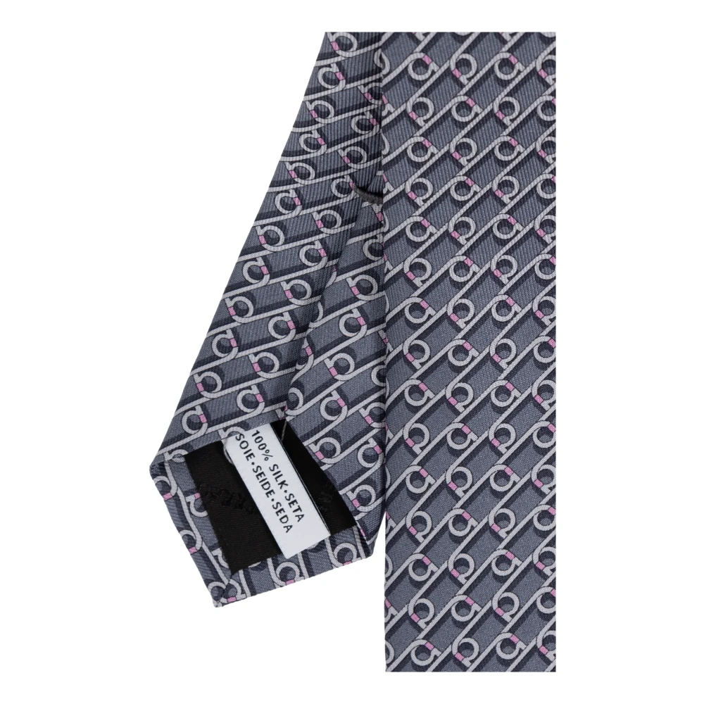 Salvatore Ferragamo Zijden stropdas Multicolor Heren