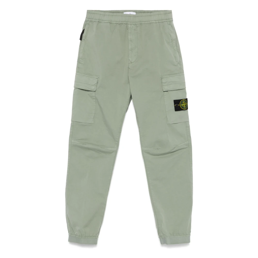 Stone Island Groene Cargo Jogger Broek Green Heren