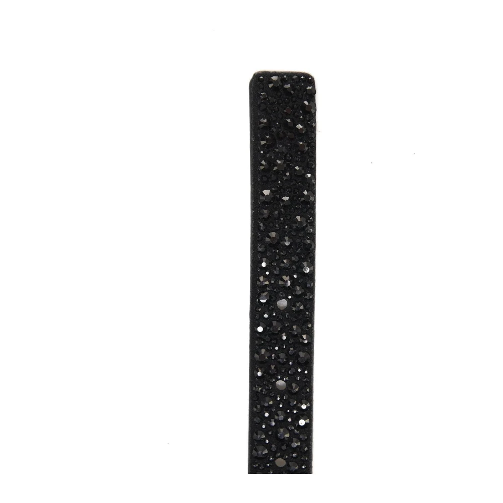 pinko Strass Love Berry Leren Riem Gray Dames