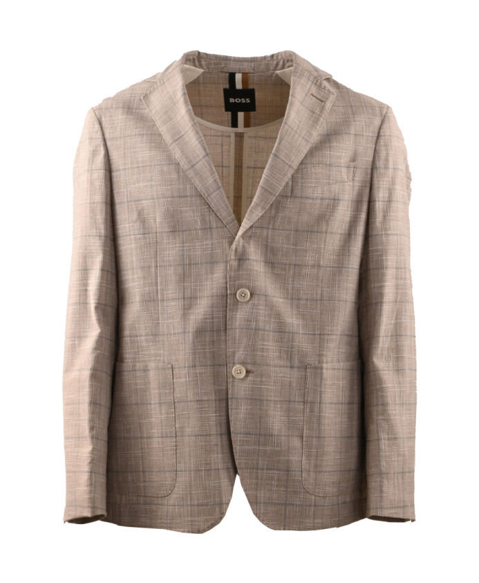 veste-ajustee-en-coton-a-carreaux
