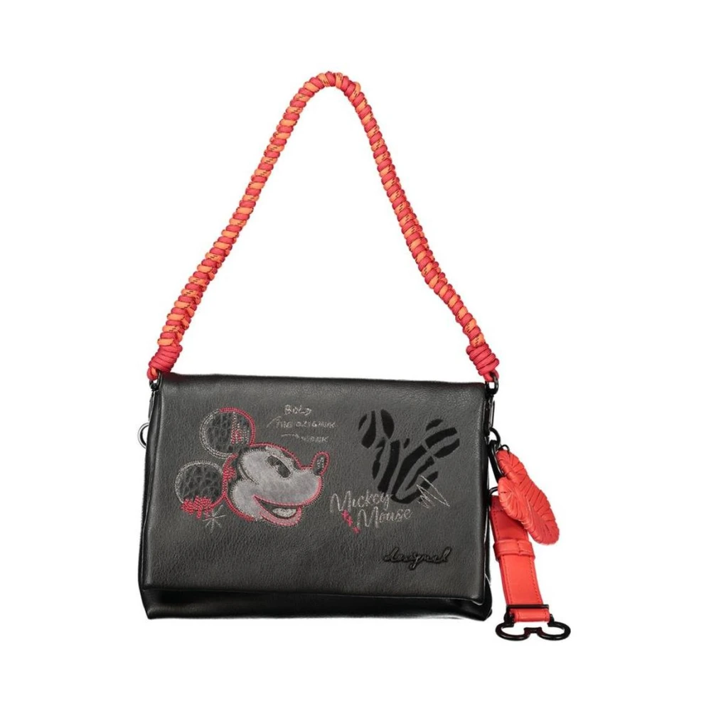 Desigual Donna Nero Donne, Borsa A Mano, 26Waxp98, - Immagine 9