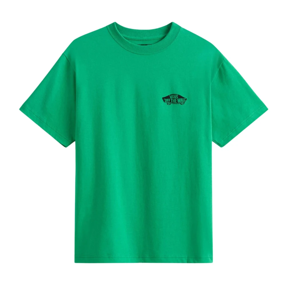 Vans Men's Green T-Shirts, Xs, Double Standard Ss Tee