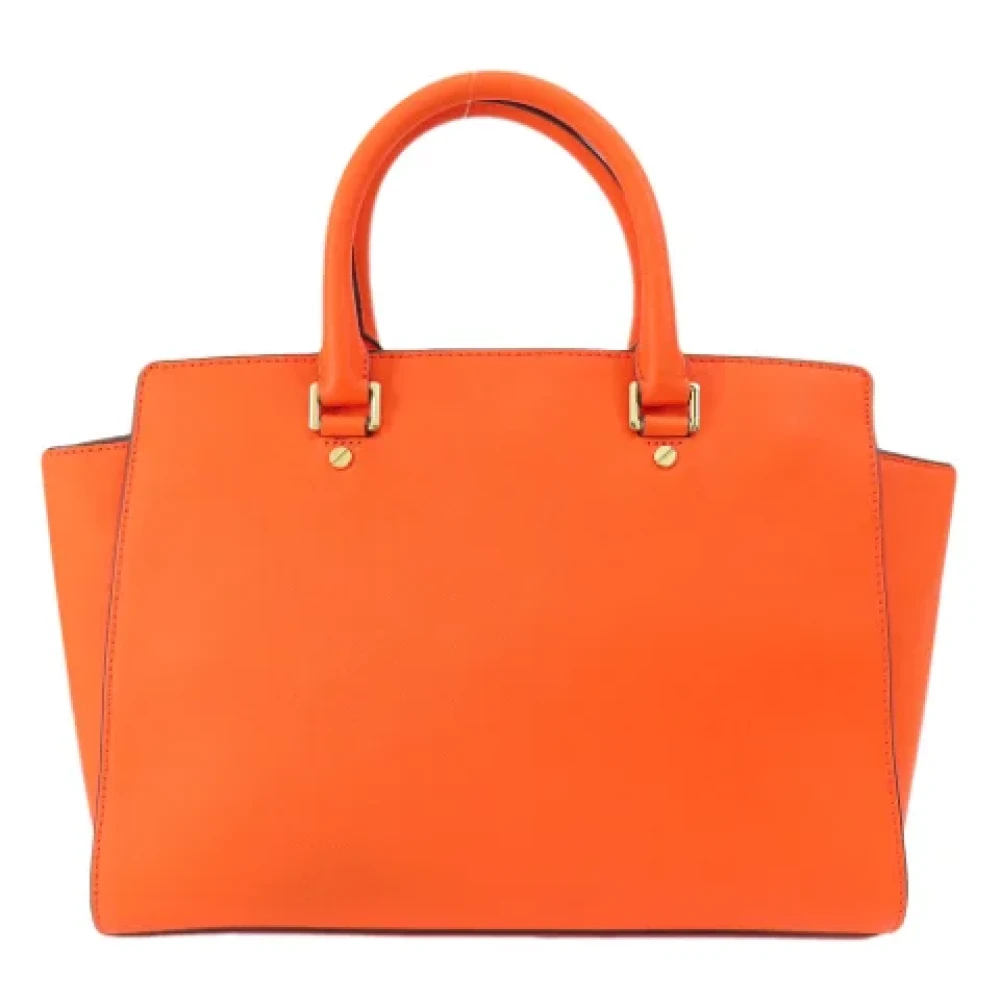 Michael Kors Pre-owned Plastic handbags Orange Dames