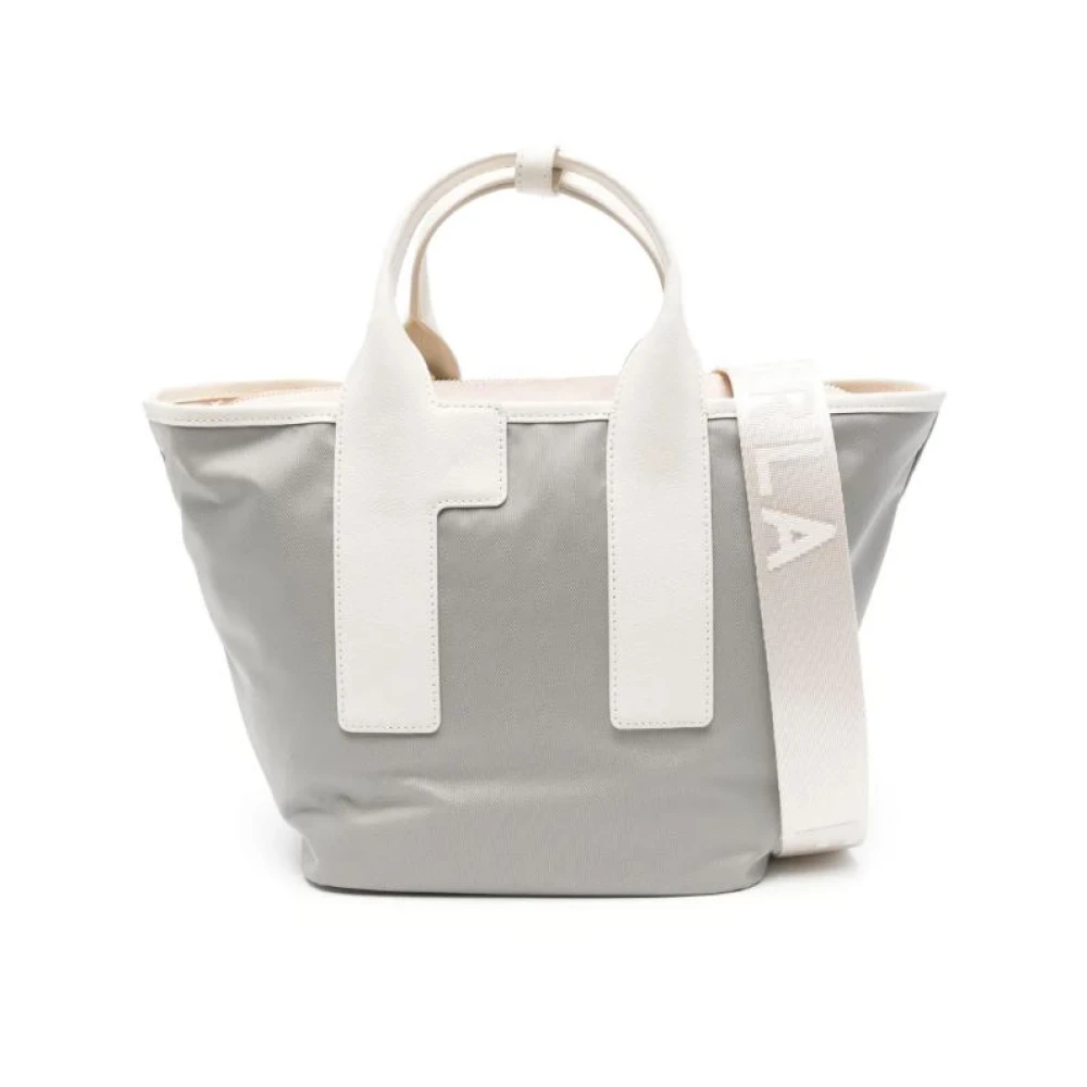 Furla - Bolso Tote Gris Piuma - Bags - Mujer - Gris - One Size