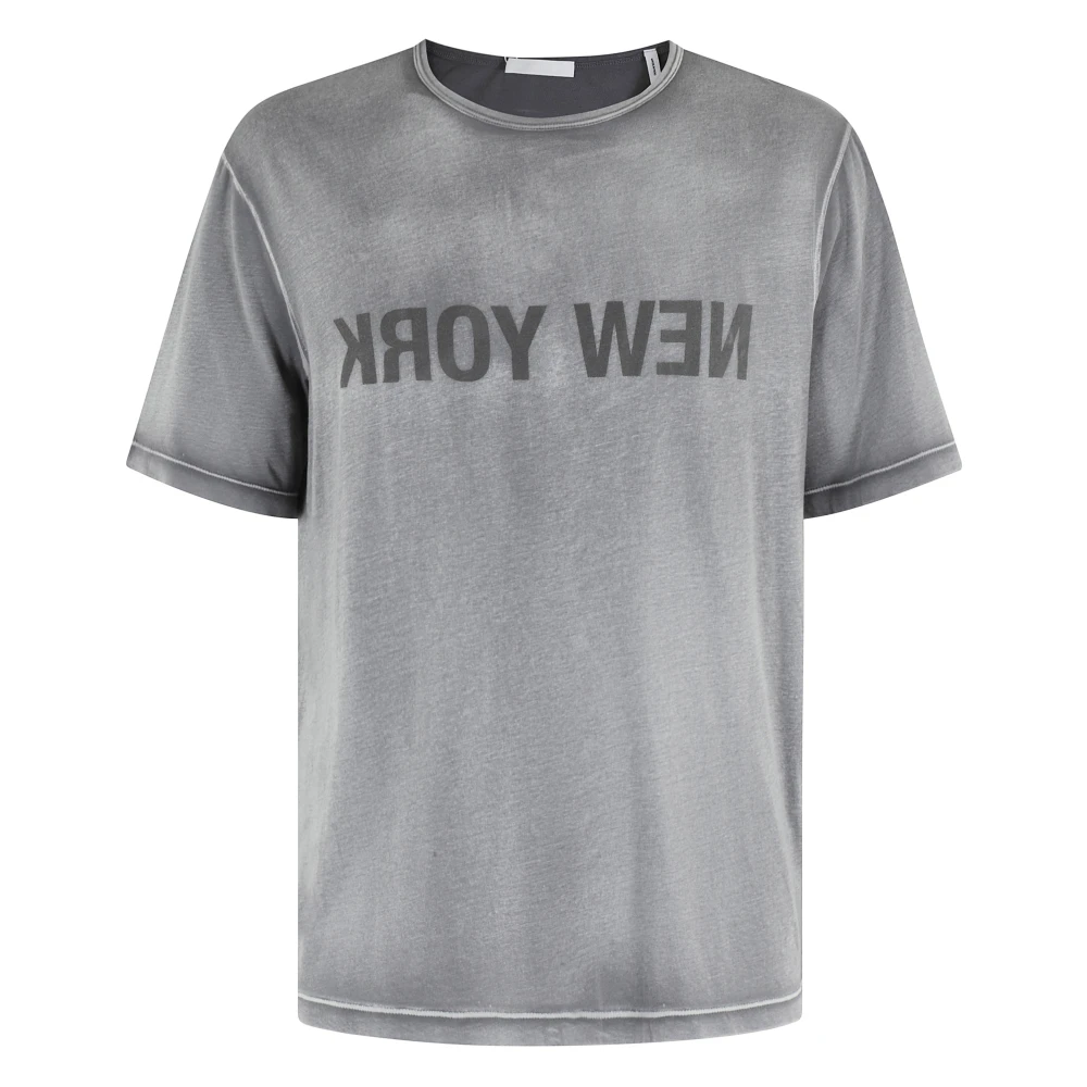 Helmut Lang Stad Tee Gray Heren