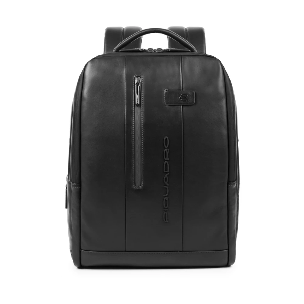 Piquadro Svart Laptop Backpack 15,6