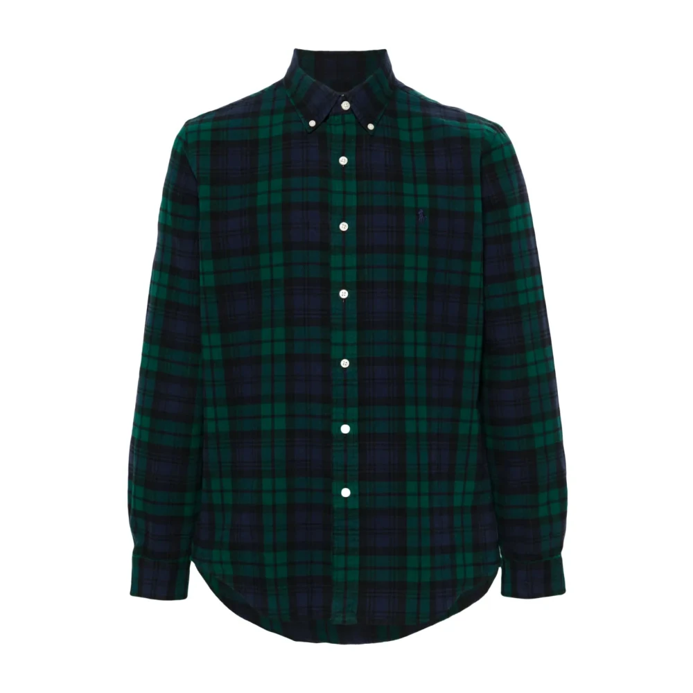 Polo Ralph Lauren Men's Green Long Sleeve Sport Shirt