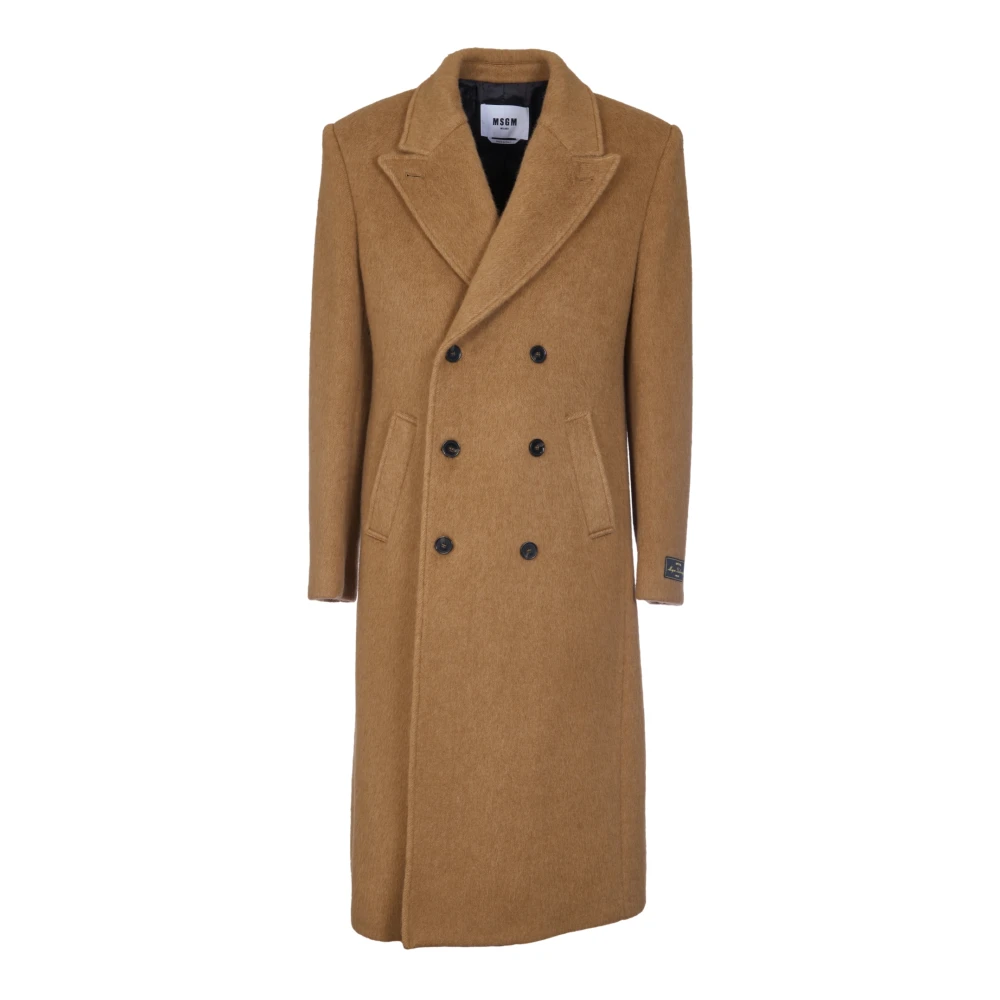 Msgm Bruine Dubbel-Borst Jas Brown Heren