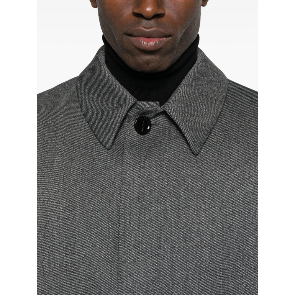 Lardini Donkergrijze Jas Iv23224 Ivam63553 Gray Heren