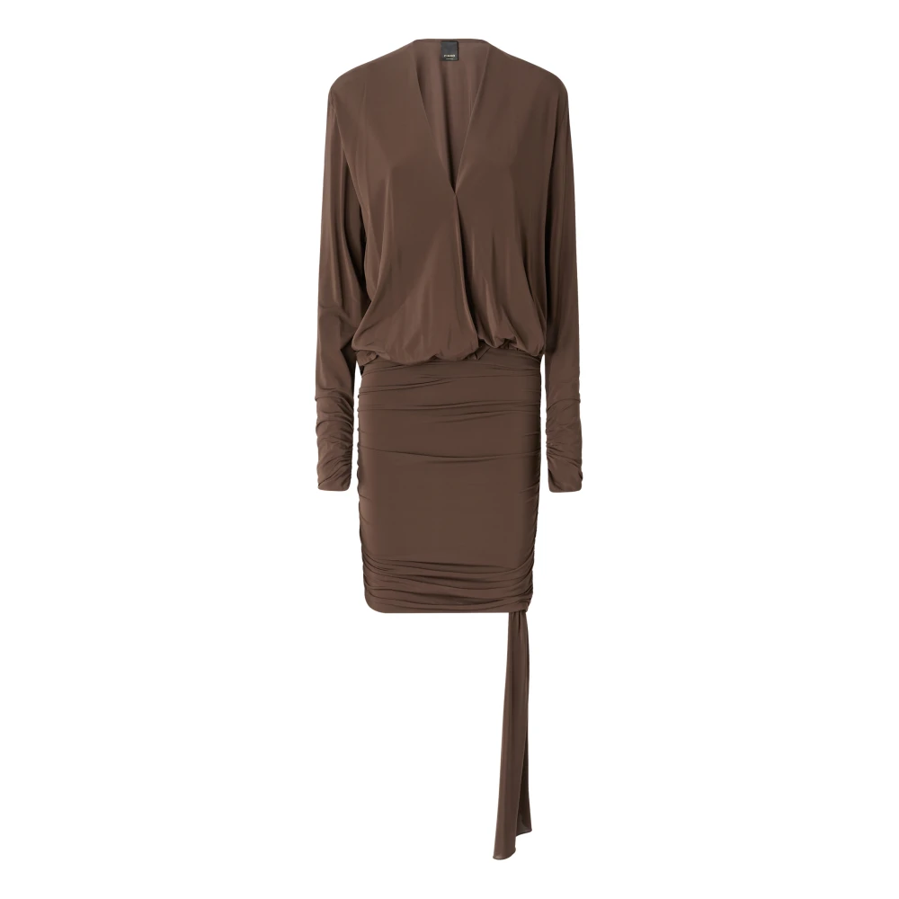 Pinko Vrouw Bruin Kleedjes Dames, M, Midi Jurken