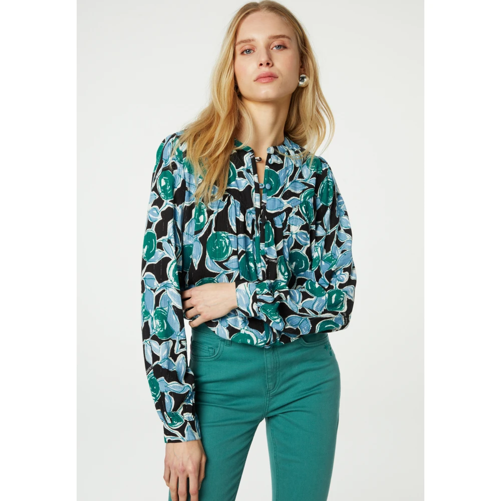 Fabienne Chapot Blauwe Eden Blouse Green Dames