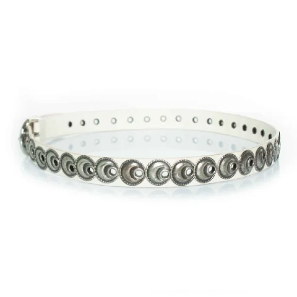 Isabel Marant Pre-owned Leather belts White Dames