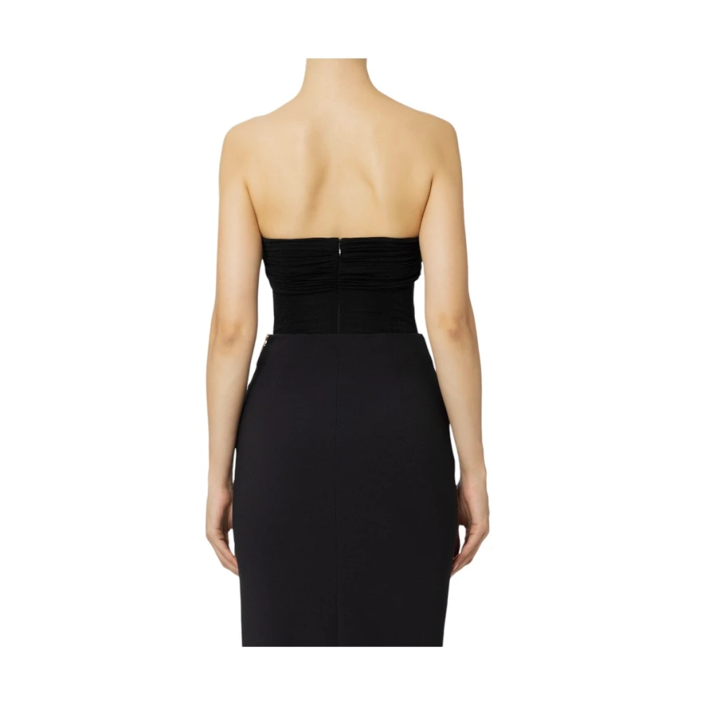 Elisabetta Franchi Bodycon Jurk Black Dames
