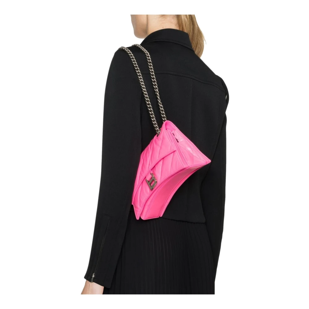 Balenciaga Crush Small Chain Tas Pink Dames