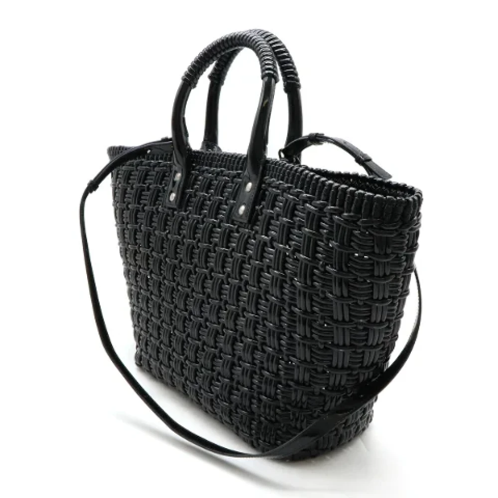 Balenciaga Vintage Pre-owned Plastic handbags Black Dames