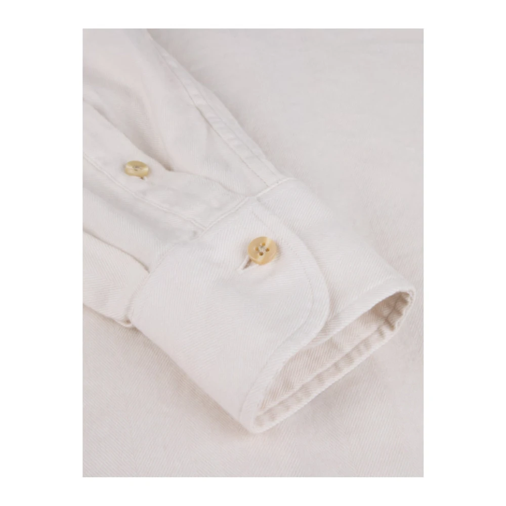 Stenströms Beige Flanellen Overhemd Oversized Fit Beige Dames