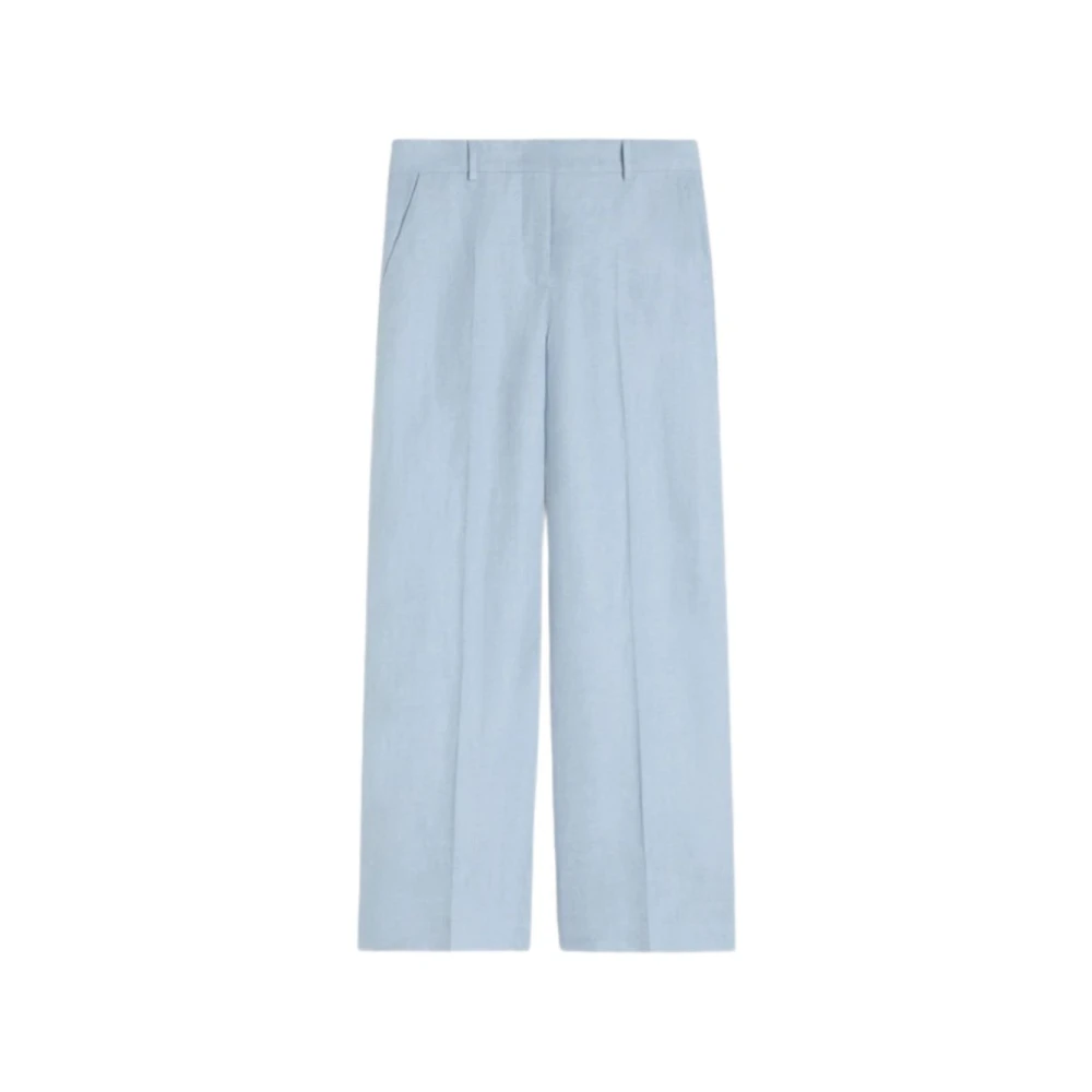 Weekend Max Mara Blå Wide Trousers