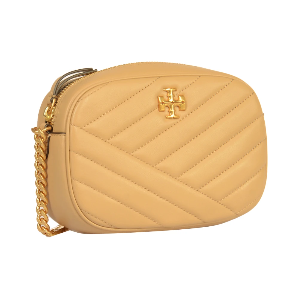 TORY BURCH Chevron Camera Tas Brown Dames