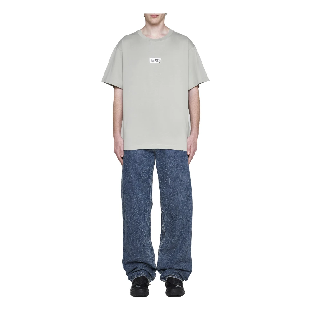 MM6 Maison Margiela Oversized T-Shirt Gray Heren