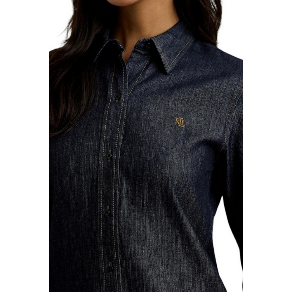 Ralph Lauren Overhemden Blue Dames
