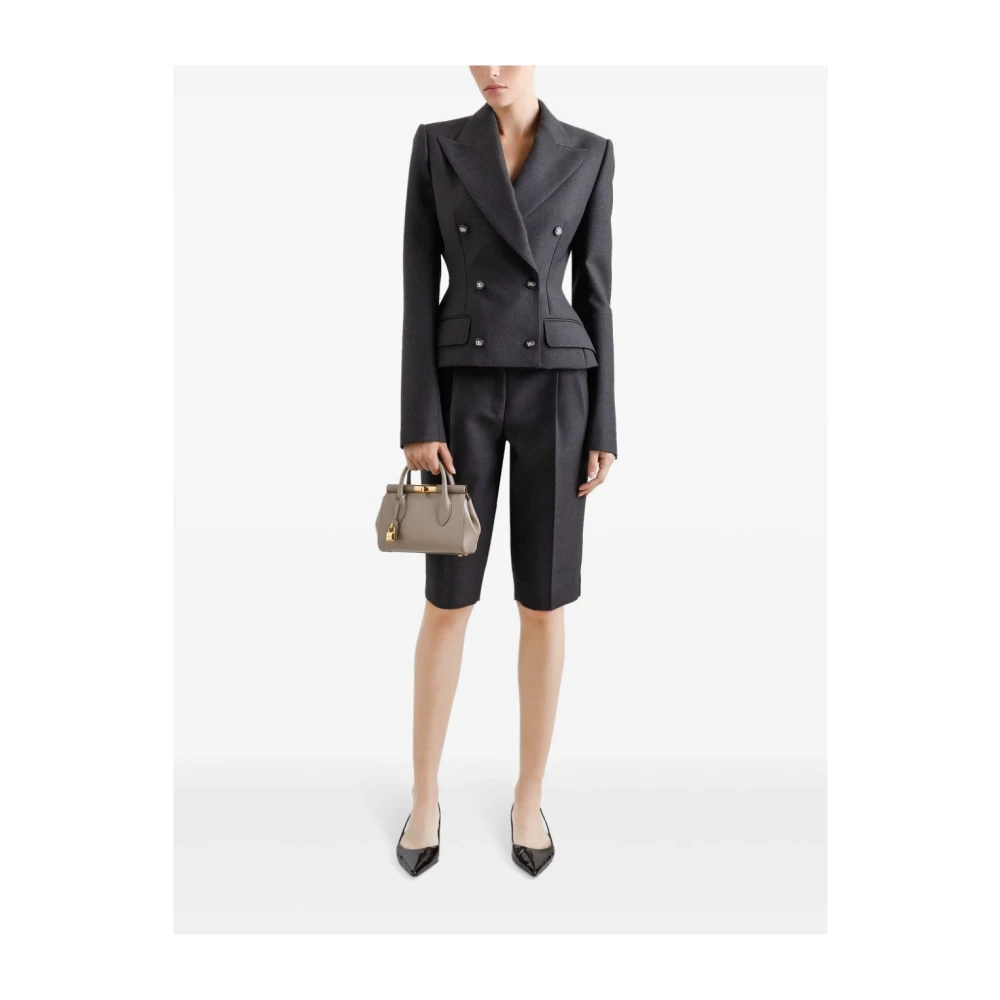 Dolce & Gabbana Grijze Schoudertas voor Vrouwen Brown Dames