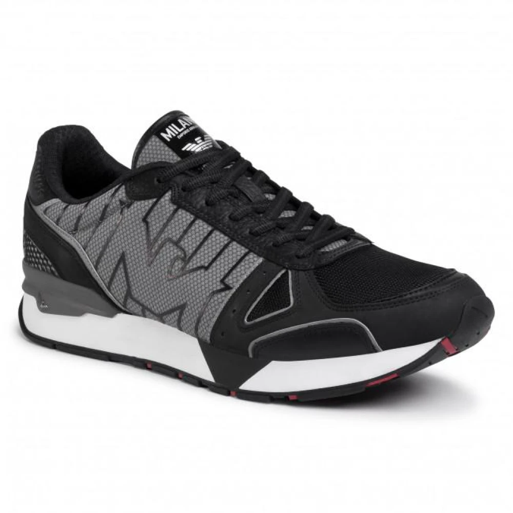 Emporio Armani Herren Grau Schuhe, 42 Eugröße: