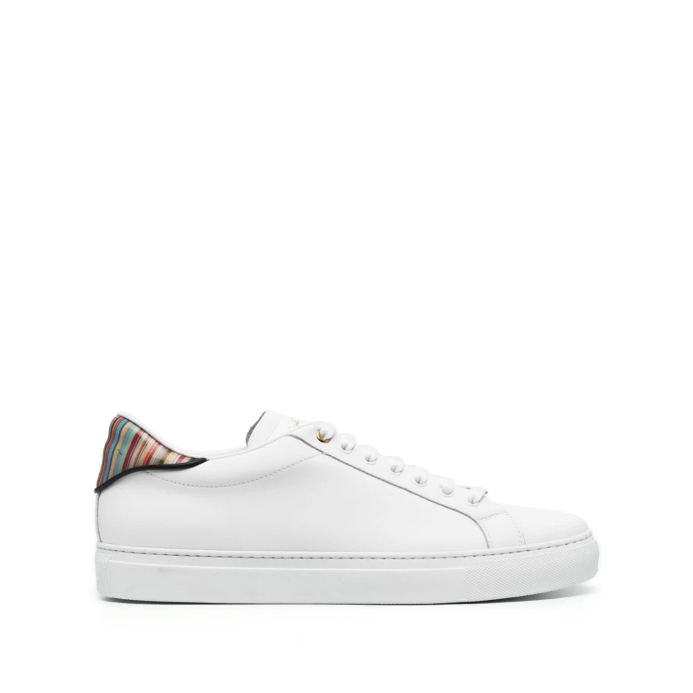 PS By Paul Smith Witte Beck Veterschoenen van Leer White Heren