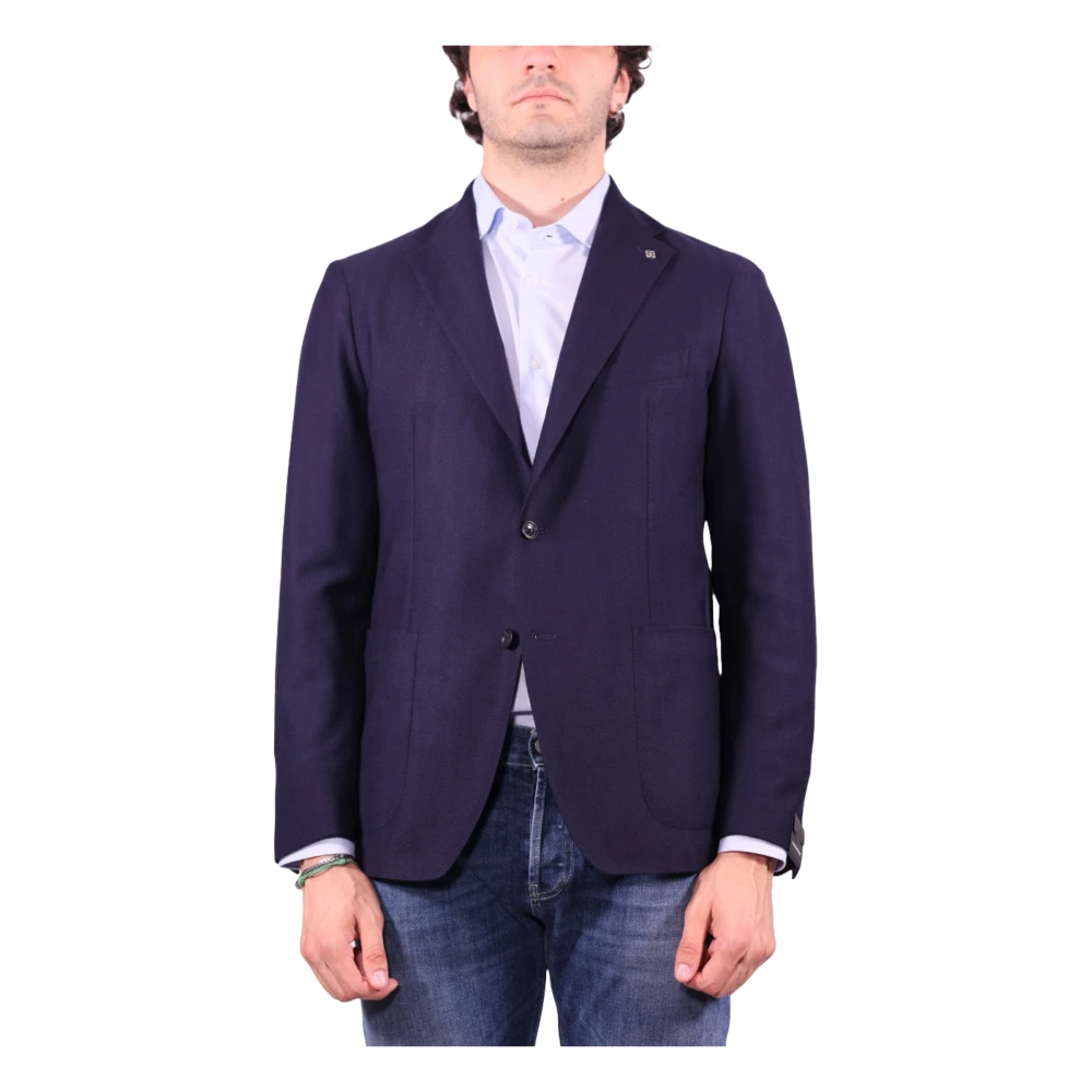 Tagliatore Jassen Blauw Blue Heren