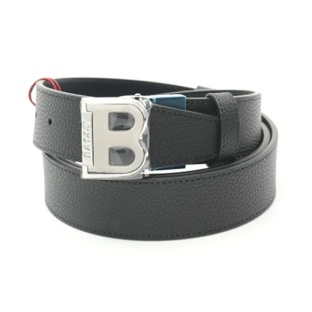 Bally Pre-owned Leather belts Black Dames