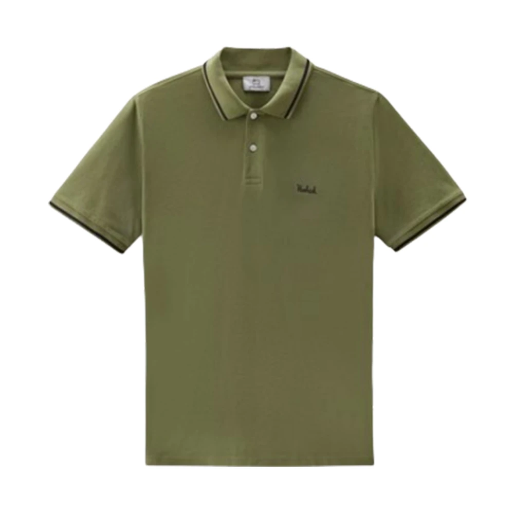Woolrich Monterey Polo in Lake Olive Green Heren