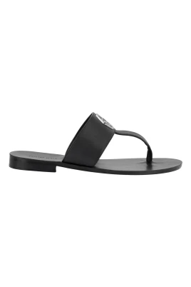 Läderplatta Sandaler Hexagon