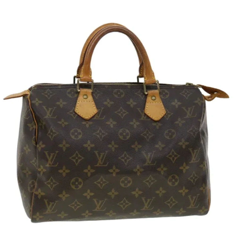 Louis Vuitton Vintage Tweedehands Speedy 30 Monogram Handtas Brown Unisex